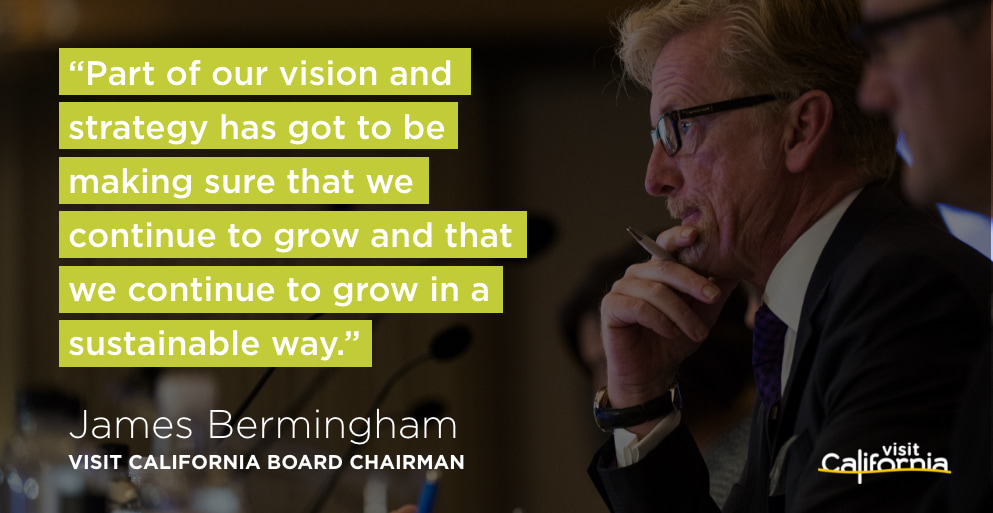 Quote from James Bermingham, Visit California Board Chairman