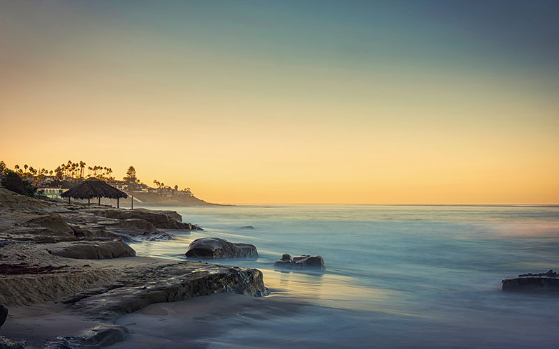 California shoreline